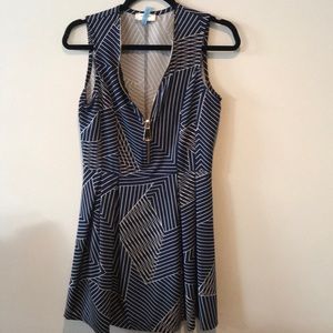 barely worn blue patterned dress